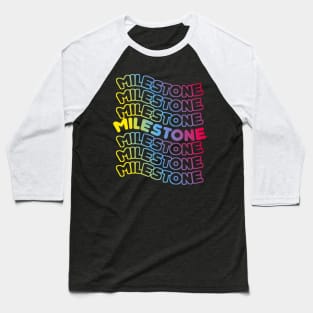 Milestone Rainbow Baseball T-Shirt